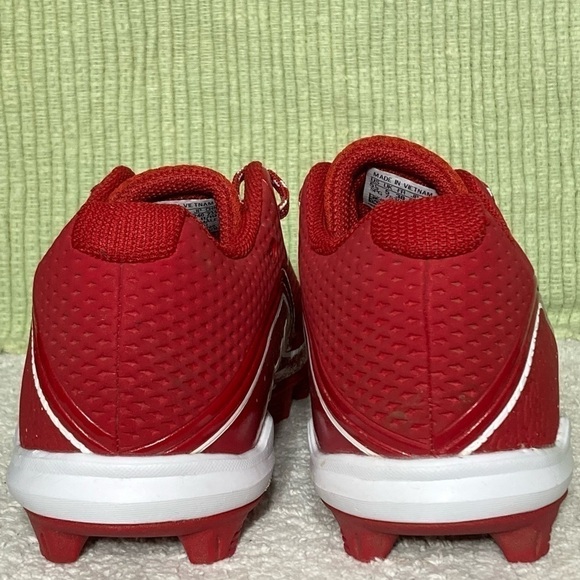 Adidas Men's Litestrike Red/White SPG 753001 Baseball Cleats Shoes Size 5.5 - Picture 4 of 11